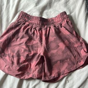 Lululemon Track that high rise 3” short